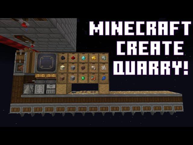 Expandable Quarry - Minecraft: Create