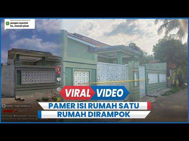 Viral Pamer Isi Rumah di Tiktok, Satu Keluarga di Bogor Dirampok Buat Konten Home Tour