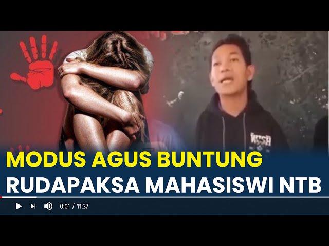 Polisi Ungkap Modus Agus Buntung Rudapaksa Mahasiswi NTB, Korban Terjerat Tipu Muslihat