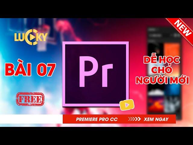 Bài 7: Cách tách nền video phông xanh, để ghép cảnh cho video trong adobe premiere pro cc