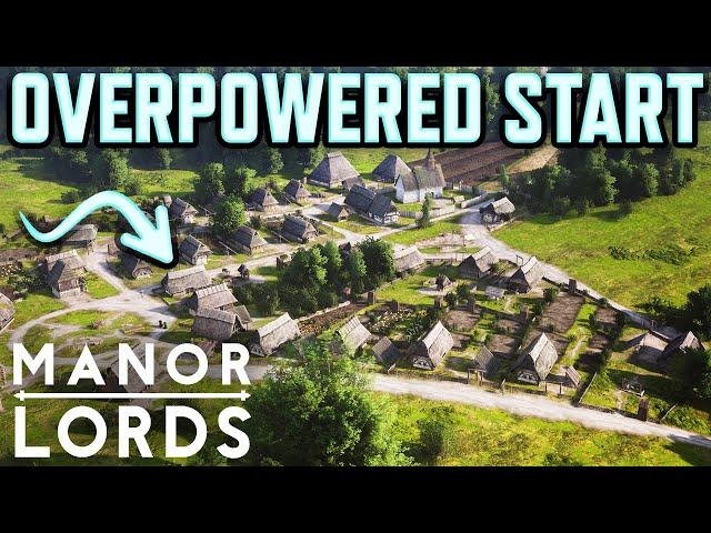 The FASTEST way to start a city in Manor Lords (Full Guide to Large Town)