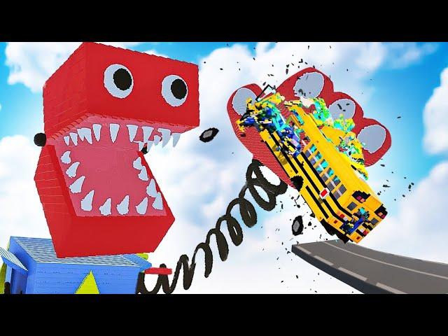 COCHES VS BOXY BOO (Project: Playtime)| Teardown Mods Multiplayer