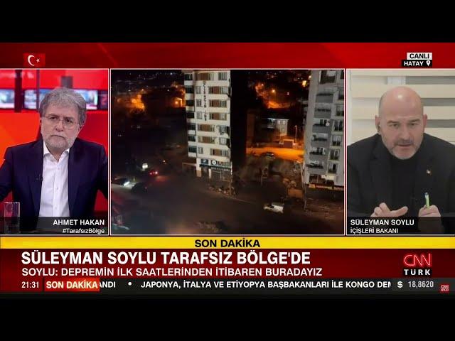 İçişleri Bakanı Süleyman Soylu, CNN TÜRK Ahmet Hakan ile Tarafsız Bölge Programı Konuğu Oldu