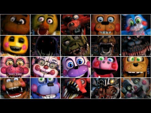 FNAF ULTIMATE CUSTOM NIGHT ALL JUMPSCARES