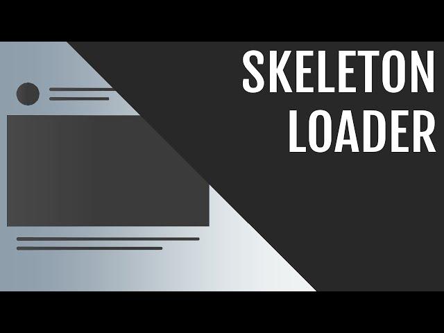 Create a Skeleton Loader | React | Material UI