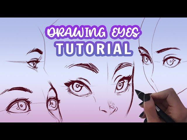 How I draw Eyes Tutorial