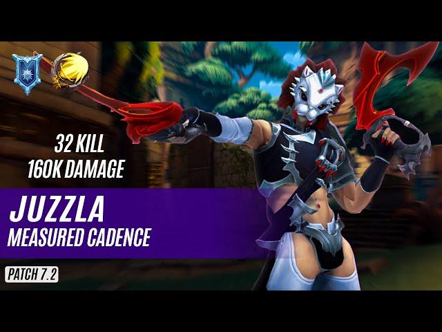 32 KILL 160K DAMAGE Juzzla CASPIAN PALADINS COMPETITIVE (DIAMOND) MEASURED CADENCE