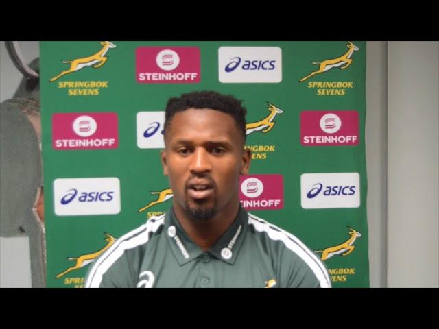 Sikhumbuzo Notshe at the Springbok Sevens