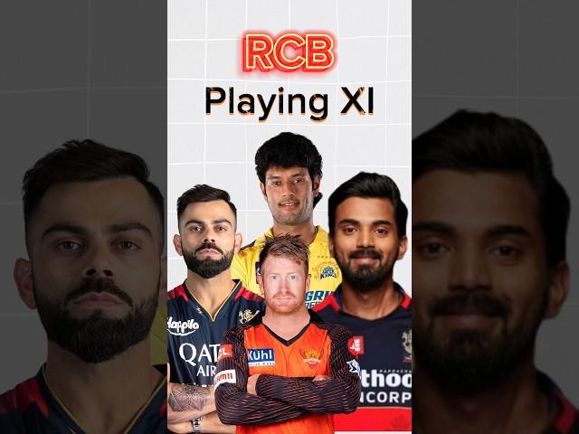 RCB Powerful Playing XI for IPL 2025 ! Dubey, Klassen, Kohli, Rahul ! #rcb #ipl #playingxi #cricket