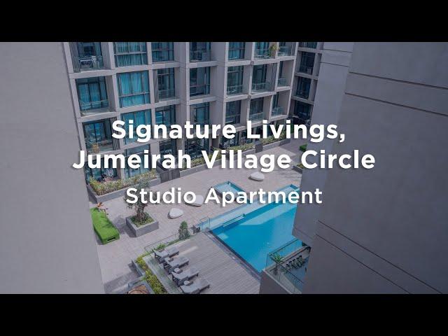 Luxurious fully furnished studio apartment FOR RENT in Jumeirah Village Circle, Signature Livings