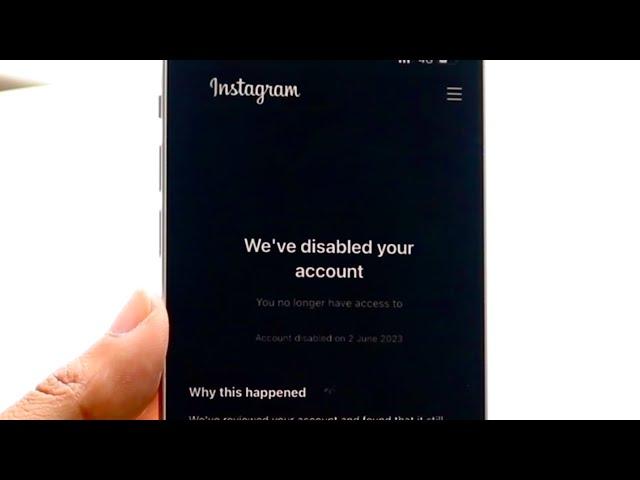 How To Recover a Disabled Instagram Account! (2024)