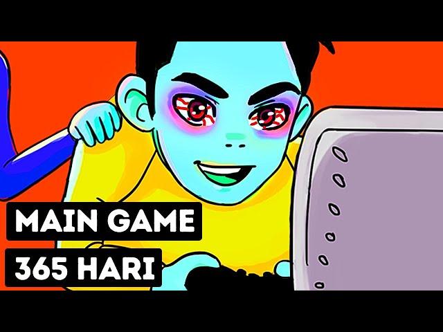 Bagaimana Jika Kamu Bermain Video Game Selama Setahun Tanpa Henti