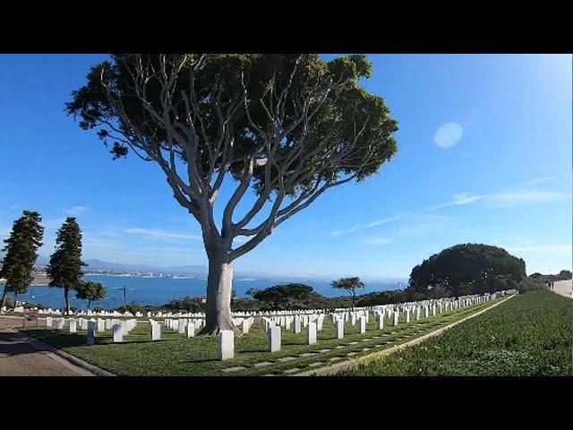 Fort Rosecrans National Cemetery Tour San Diego, California HD - Army Navy Military Memorial