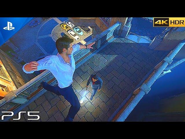 (PS5) Uncharted 4 Black Market Heist Scene | One the best Missions in Uncharted EVER [4K HDR]