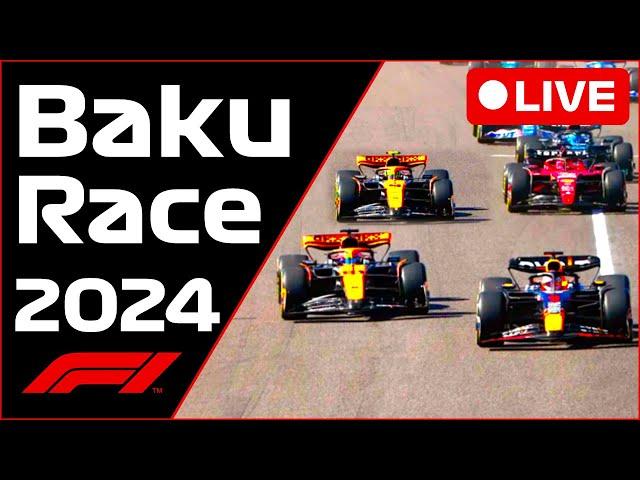 F1 LIVE - Azerbaijan/Baku GP RACE - Commentary + Live Timing