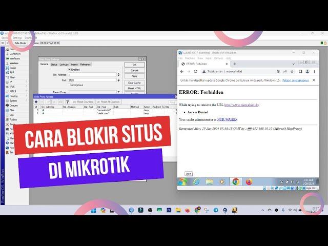 Cara Blokir Situs di Mikrotik dengan Web Proxy | VIRTUALBOX