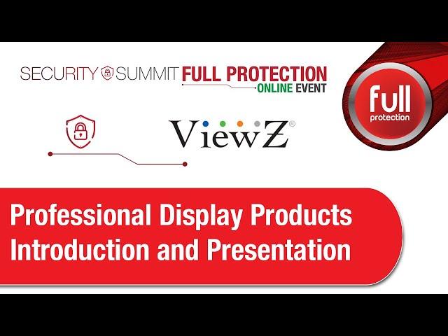 VIEWZ - Professional Display Products Introduction and Presentation 2020/04/06