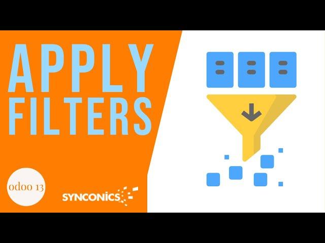 How to apply Filters and Group by operations? | Odoo Apps | #Synconics [ERP]