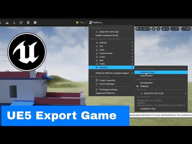 UE5 Game Export | How to Export Game in Unreal Engine 5 2021 UE5 Game Export Guide Easy Export Game