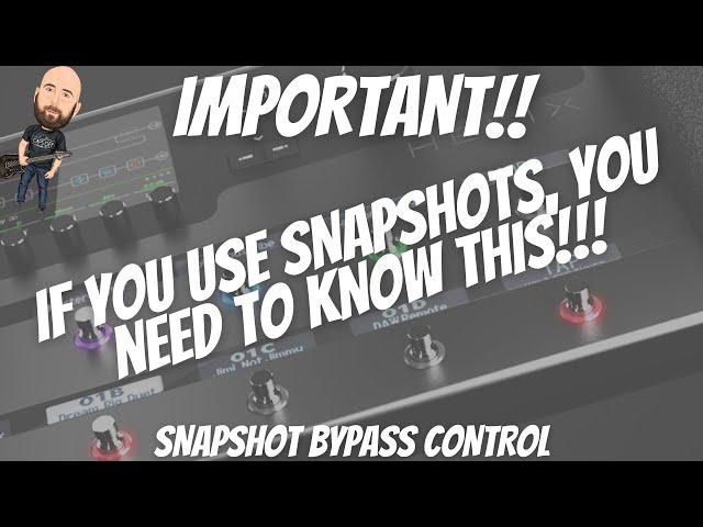 If You Use SNAPSHOTS, You NEED To Know This!! | Snapshot Bypass Control (Line 6 Helix/HX Stomp)