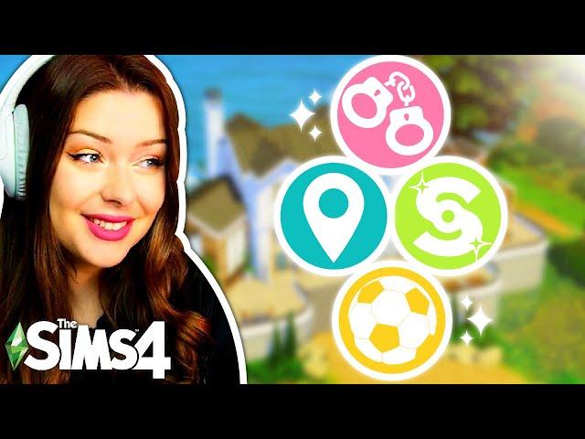 The Sims 4 But Each Room is a Different ASPIRATION // Sims 4 Build Challenge