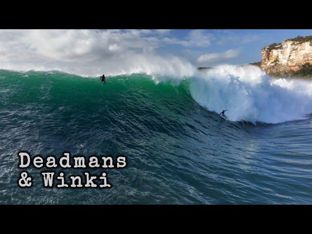 Deadmans & Winki, RAW surf footage, 29th to 31st July 2024. Filmed by skymonkey5