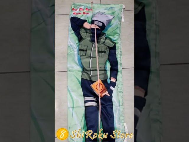 Dakimakura Custom: Sarung Guling Hatake Kakashi dari Anime Naruto