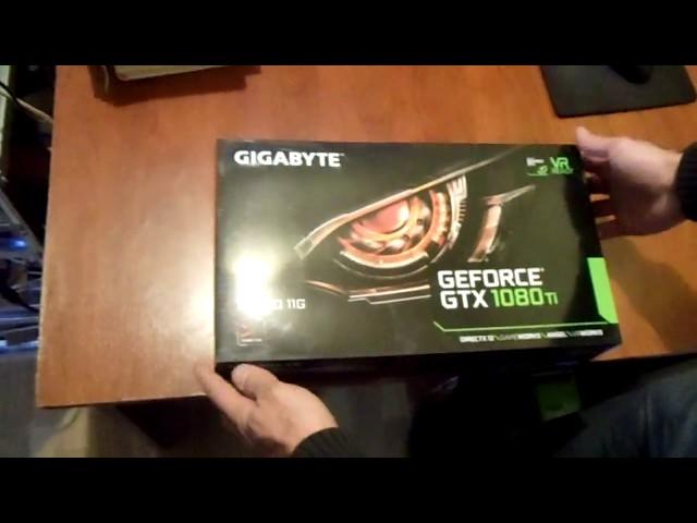 Gigabyte GeForce GTX 1080 Ti Turbo 11g unboxing