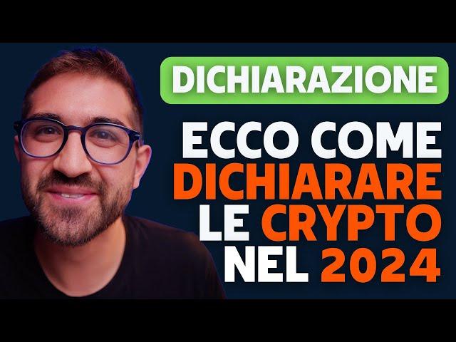 DICHIARAZIONE CRYPTO 2024: ecco le 4 PIATTAFORME che DEVI CONOSCERE