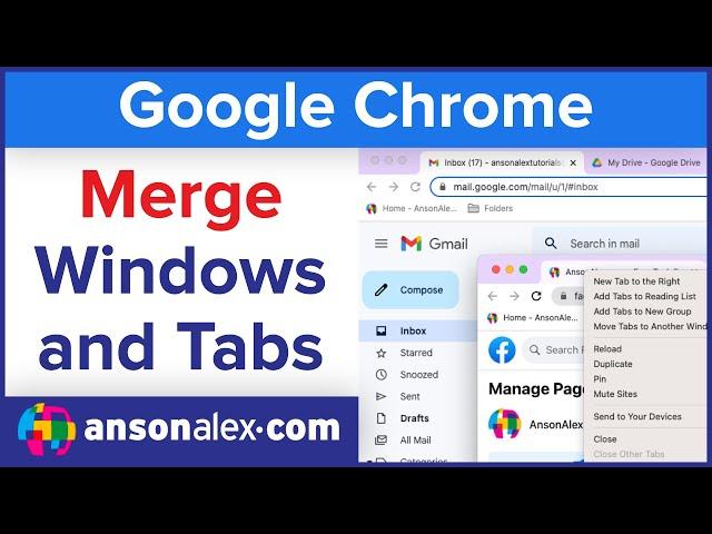 Merge Multiple Windows to Combine Tabs in Google Chrome