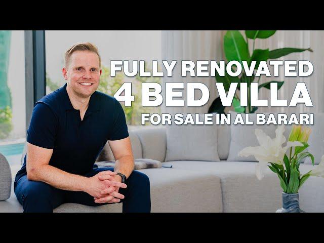 Dream Home: Fully Renovated 4 Bed Al Barari Villa