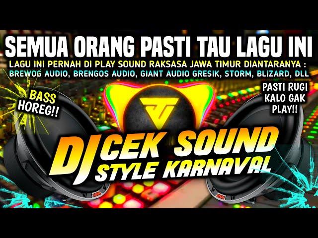 DJ CEK SOUND SEJUTA UMAT || BASS HOREG SEPANJANG MASA ‼️