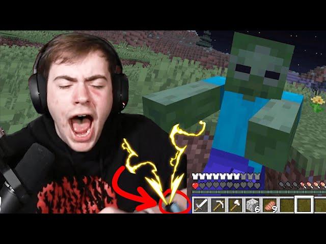 Minecraft, But When I Take Damage, I Get Shocked...