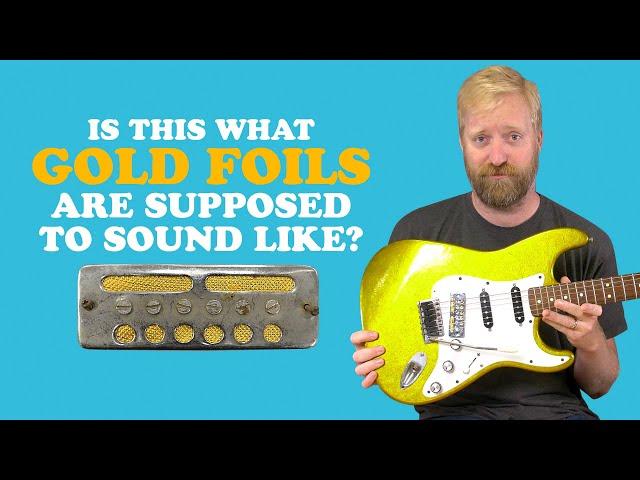 I put a Vintage Gold Foil in my strat... Is this what gold-foils are supposed to sound like? (yikes)