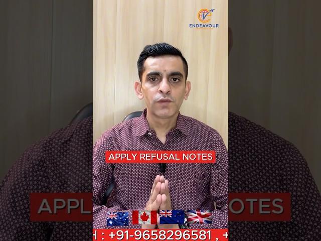 Apply Visa Refusal Notes to check Refusal Reasons #caipsnotes #gcms #refusalexperts #refusalcases