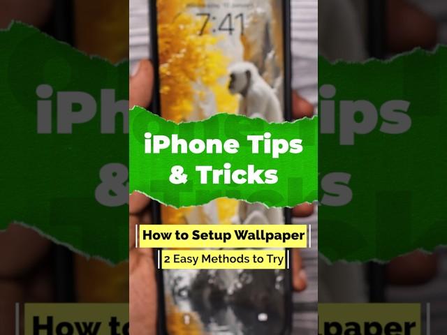 How to Setup Wallpaper on iPhone and iPad? Tips and Tricks 