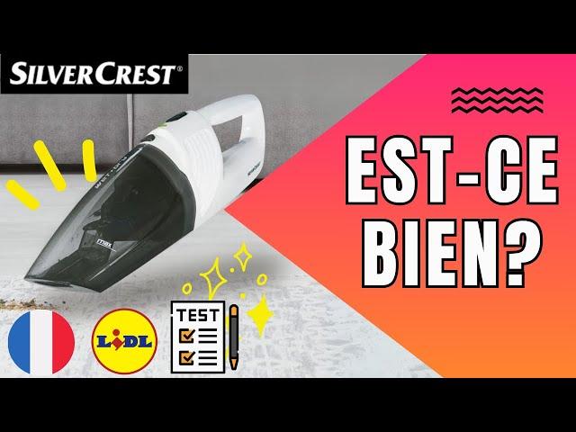 ASPIRATEUR À MAIN  EAU ET POUSSIÈRE SilverCrest SAS 7.4 LI FRANCE FRANÇAIS LIDL