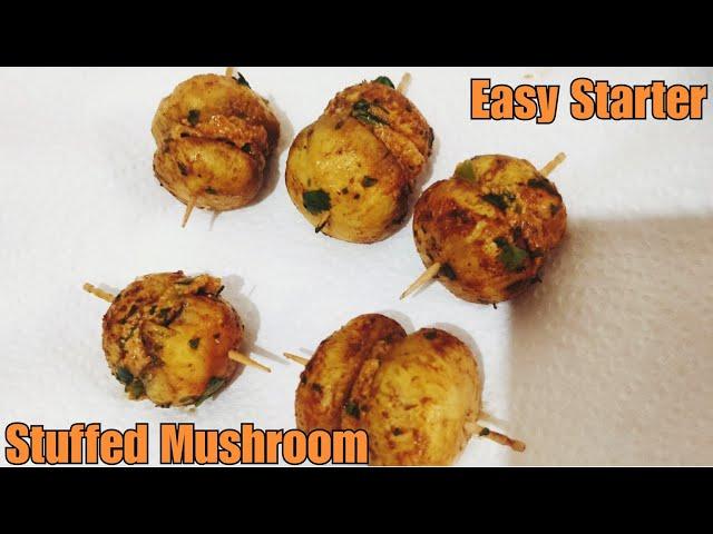 Stuffed mushroom recipe/ Easy Starter Recipe/ Complete Recipe on Channel