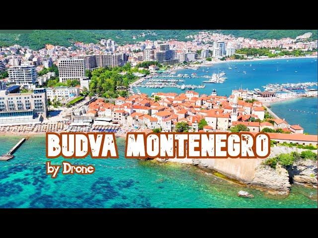 Budva Montenegro in 4K by Drone