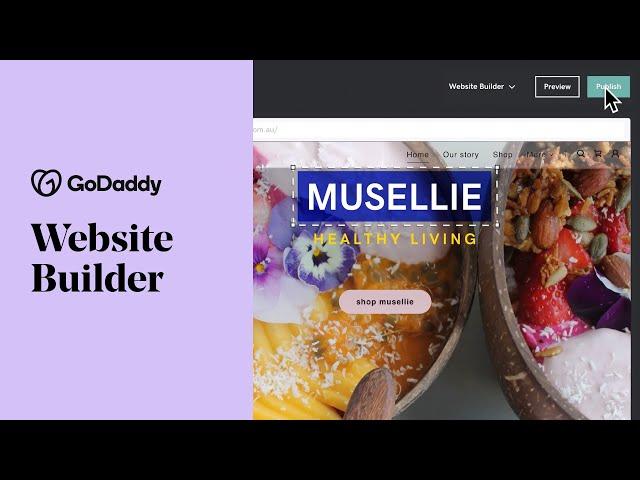 Website building made easy with GoDaddy