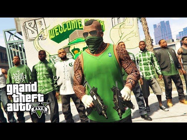 ГАНГСТЕР СТАЛ ЛИДЕРОМ БАНДЫ!! - GTA 5 РЕАЛЬНАЯ ЖИЗНЬ