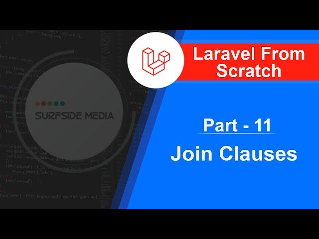 Laravel 6.2 Tutorial - Join Clauses