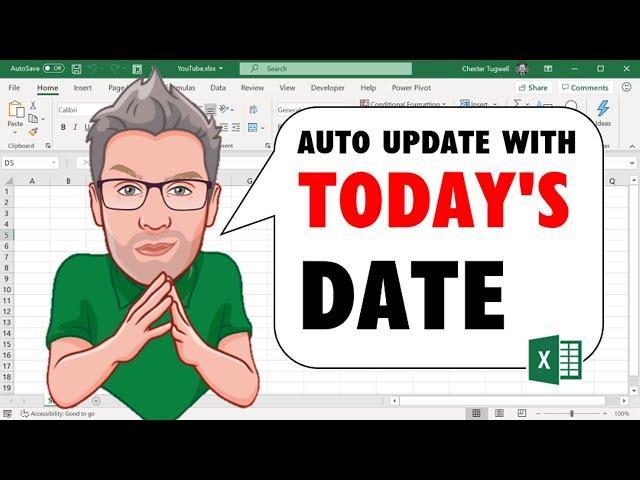 Excel's TODAY Function: Auto Update your Worksheet with Today's Date