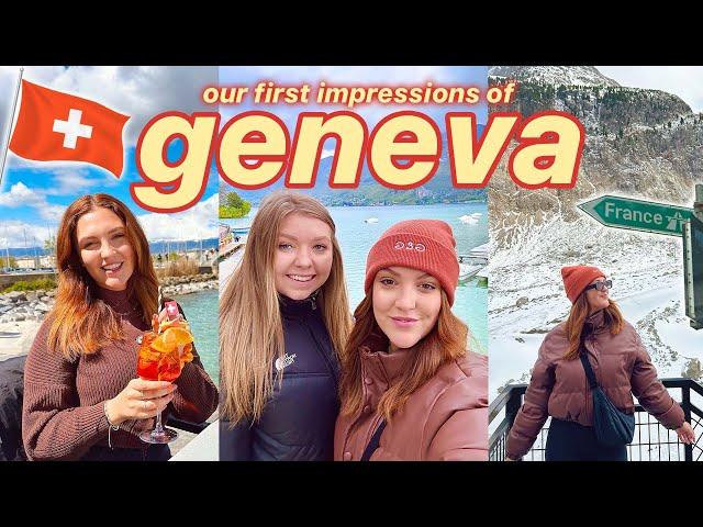 OUR FIRST TIME IN SWITZERLAND! Hilarious Girls Weekend in GENEVA!