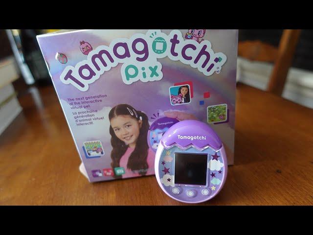 Tamagotchi PIX Unboxing and Gameplay