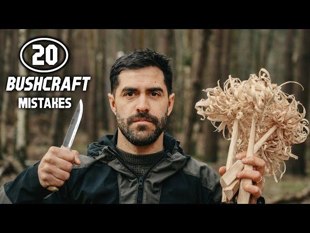 20 Beginner Bushcraft Mistakes + Tips