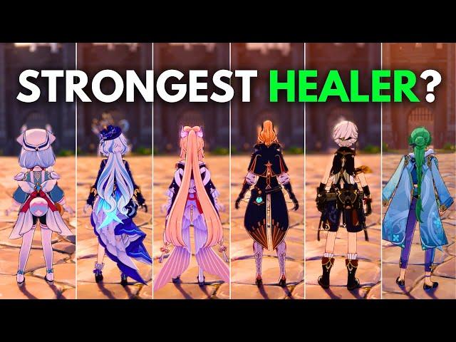 Who is BEST healer ?? SIGEWINNE Healing Comparison [ Genshin Impact ]