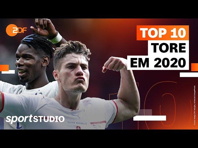 Top 10 Tore der EM 2020 | Road to UEFA EURO 2024 | sportstudio