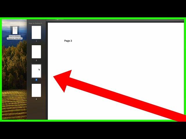 How to Delete Pages in PDF on Mac