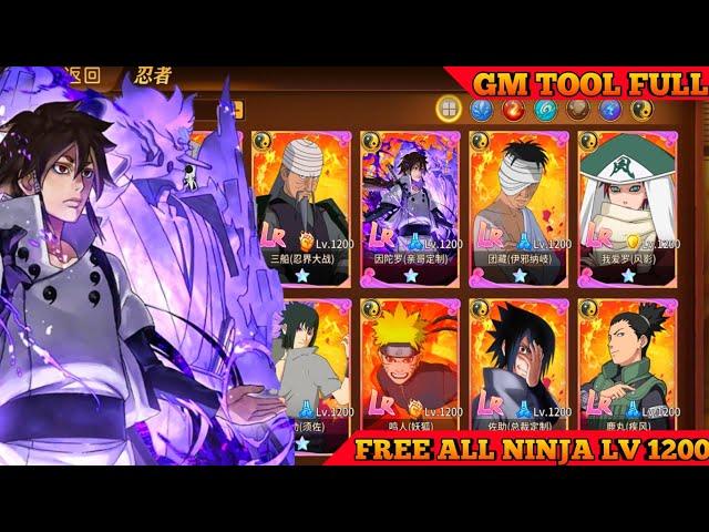 Nindo Fire Will GM TOOL FULL NO CDK - LV Ninja 1200 Free ALL Unlimited